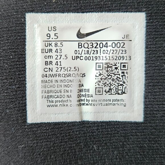 Nike Revolution 5 Men's Running Shoes Black White BQ3204-002 Size 9.5 - Picture 16 of 16